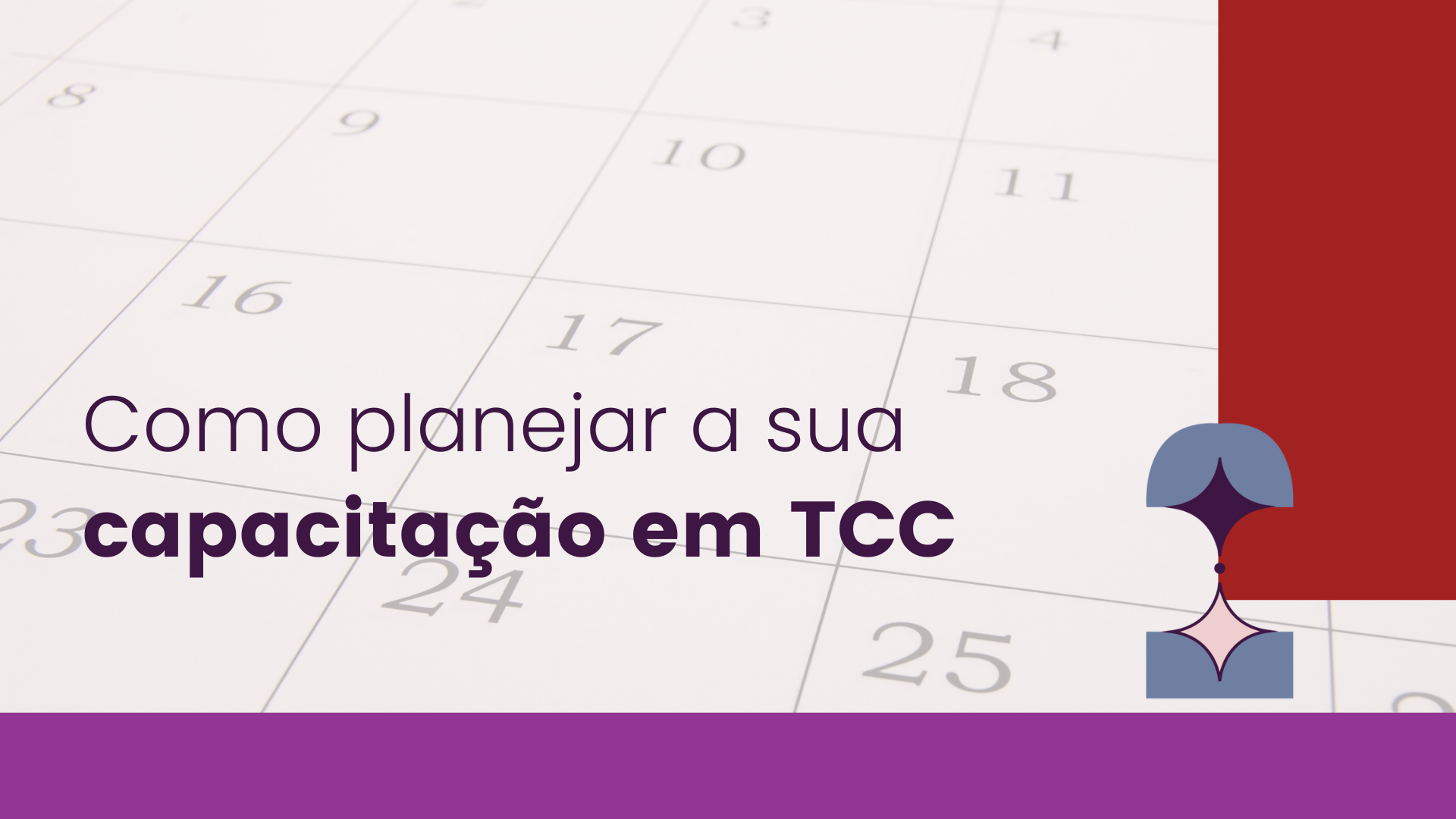 Como planejar a sua capacitao em TCC